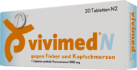 VIVIMED N gegen Fieber und Kopfschmerzen Tabletten