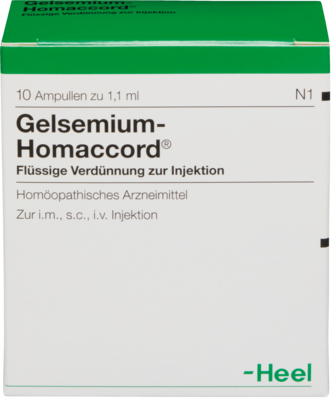 GELSEMIUM HOMACCORD Ampullen