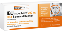 IBU-RATIOPHARM 200 mg akut Schmerztbl.Filmtabl.