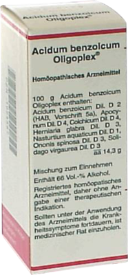 ACIDUM BENZOICUM OLIGOPLEX Liquidum