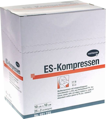 ES-KOMPRESSEN steril 10x10 cm 8fach