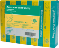 ZINKBRAUSE Verla 25 mg Brausetabletten