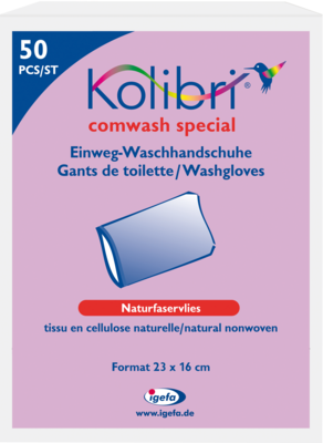 KOLIBRI comwash special Waschhandsch.16x24cm weiß