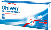 OTRIVEN 0,1% Nasentropfen Einzeldosispipetten