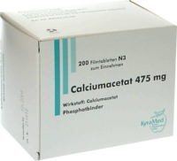 CALCIUMACETAT 475 mg Filmtabletten