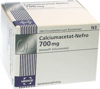 CALCIUMACETAT NEFRO 700 mg Filmtabletten