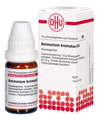 AMMONIUM BROMATUM D 4 Globuli