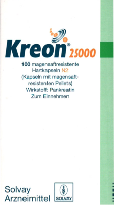 KREON 25.000 Hartkps.m.magensaftr.überz.Pellets