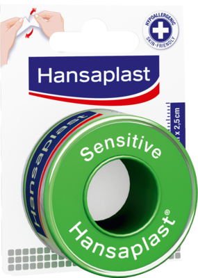 HANSAPLAST Fixierpfl.Sensitive 2,5 cmx5 m