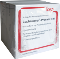 LOPHAKOMP Procain 2 ml Injektionslösung