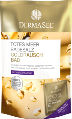 DERMASEL Totes Meer Badesalz+Gold EXKLUSIV