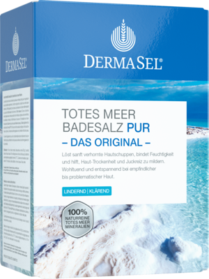 DERMASEL Totes Meer Badesalz Pur