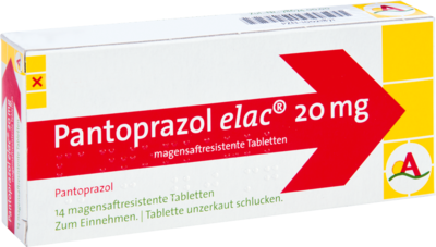 PANTOPRAZOL 20 mg elac magensaftres.Tabletten