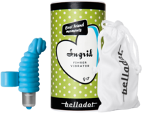 BELLADOT/INGRID Fingervibrator m.Batterien blau