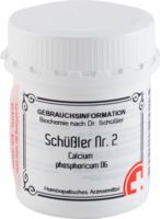 SCHÜSSLER NR.2 Calcium phosphoricum D 6 Tabletten