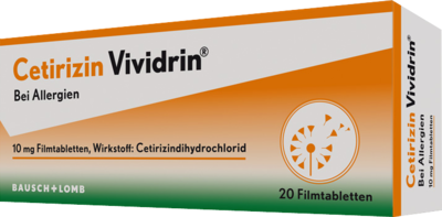 CETIRIZIN Vividrin 10 mg Filmtabletten