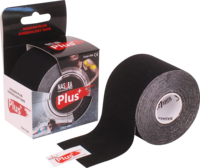 NASARA Plus Kinesiologie Tape 5 cmx5 m schwarz