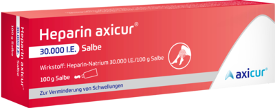 HEPARIN AXICUR 30.000 I.E. Salbe