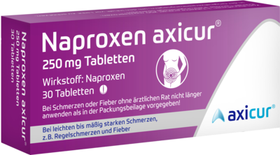 NAPROXEN axicur 250 mg Tabletten