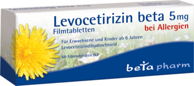 LEVOCETIRIZIN beta 5 mg Filmtabletten