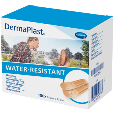 DERMAPLAST WATER-RESISTANT Pflasterstrips 25x72 mm