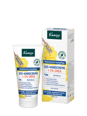 KNEIPP SOS-Handcreme+5% Urea Nachtkerze