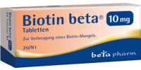 BIOTIN BETA 10 mg Tabletten